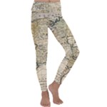 Tartaria Empire Vintage Map Kids  Lightweight Velour Classic Yoga Leggings