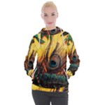 City Light Sky Landmark Painting Women s Hooded Pullover