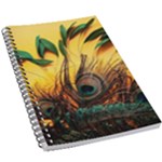 Art Paint Landscape Mountain 5.5  x 8.5  Notebook
