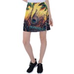 Art Paint Landscape Mountain Tennis Skirt