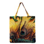 Oceans Stunning Painting Sunset Scenery Wave Paradise Beache Mountains Grocery Tote Bag