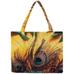 Oceans Stunning Painting Sunset Scenery Wave Paradise Beache Mountains Mini Tote Bag