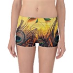 Oceans Stunning Painting Sunset Scenery Wave Paradise Beache Mountains Boyleg Bikini Bottoms