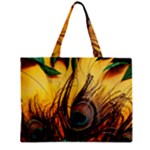 Sunset Illustration Water Night Sun Landscape Grass Clouds Painting Digital Art Drawing Zipper Mini Tote Bag