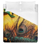 City Lights Sky Landmark Painting Duvet Cover (Queen Size)