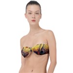 City Lights Sky Landmark Painting Classic Bandeau Bikini Top 