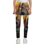 City Lights Sky Landmark Painting Kids  Skirted Pants