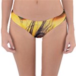 Forest Trees Snow Landscape Art Reversible Hipster Bikini Bottoms