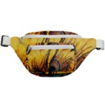 Japan Art Artwork Asia Drawing Lake Landscape Mountain Nature Oriental Fanny Pack