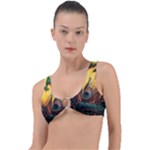 Japan Art Artwork Asia Drawing Lake Landscape Mountain Nature Oriental Ring Detail Bikini Top