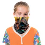 Peacock Feather Native Face Covering Bandana (Kids)