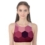 Hexagon Valentine Valentines Tank Bikini Top