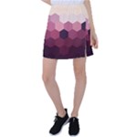 Hexagon Valentine Valentines Tennis Skirt