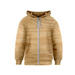 Light Wooden Texture, Wooden Light Brown Background Kids  Zipper Hoodie