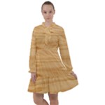 Light Wooden Texture, Wooden Light Brown Background All Frills Chiffon Dress