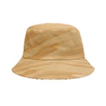 Light Wooden Texture, Wooden Light Brown Background Inside Out Bucket Hat