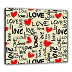 Love Abstract Background Love Textures Canvas 24  x 20  (Stretched)