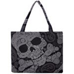 Paisley Skull, Abstract Art Mini Tote Bag
