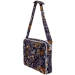 Paisley Texture, Floral Ornament Texture Cross Body Office Bag