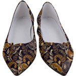 Paisley Texture, Floral Ornament Texture Women s Block Heels 