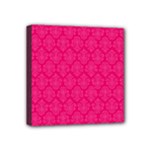 Pink Pattern, Abstract, Background, Bright Mini Canvas 4  x 4  (Stretched)