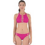 Pink Pattern, Abstract, Background, Bright Perfectly Cut Out Bikini Set