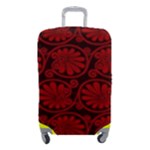 Red Floral Pattern Floral Greek Ornaments Luggage Cover (Small)