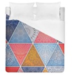 Texture With Triangles Duvet Cover (Queen Size)