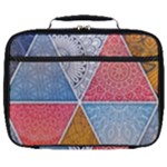 Texture With Triangles Full Print Lunch Bag