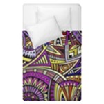 Violet Paisley Background, Paisley Patterns, Floral Patterns Duvet Cover Double Side (Single Size)