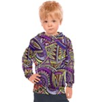 Violet Paisley Background, Paisley Patterns, Floral Patterns Kids  Hooded Pullover