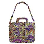 Violet Paisley Background, Paisley Patterns, Floral Patterns MacBook Pro 13  Shoulder Laptop Bag 