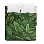 Green leaves Duvet Cover Double Side (Full/ Double Size)