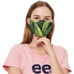 Banana leaves pattern Fitted Cloth Face Mask (Adult)