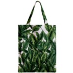 Tropical leaves Zipper Classic Tote Bag