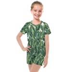 Tropical leaves Kids  Mesh T-Shirt and Shorts Set