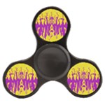 Yellow And Purple In Harmony Finger Spinner