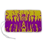 Yellow And Purple In Harmony Pen Storage Case (L)