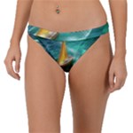 Lion King Of The Jungle Nature Band Bikini Bottoms