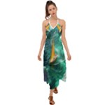 Lion King Of The Jungle Nature Halter Tie Back Dress 