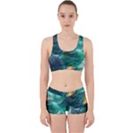 Double Exposure Flower Work It Out Gym Set