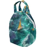 Double Exposure Flower Travel Backpack