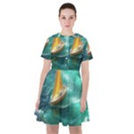 Mountains Sunset Landscape Nature Sailor Dress