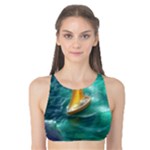 Valley Night Mountains Tank Bikini Top