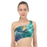 Valley Night Mountains Spliced Up Bikini Top 