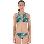 Dolphin Swimming Sea Ocean Perfectly Cut Out Bikini Set