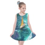 Dolphins Sea Ocean Kids  Summer Dress