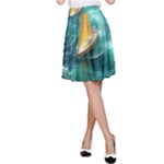 Moon Moonlit Forest Fantasy Midnight A-Line Skirt