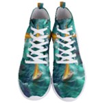 Moon Moonlit Forest Fantasy Midnight Men s Lightweight High Top Sneakers