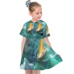 Moon Moonlit Forest Fantasy Midnight Kids  Sailor Dress